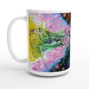 Love Prism White 15oz Ceramic Mug