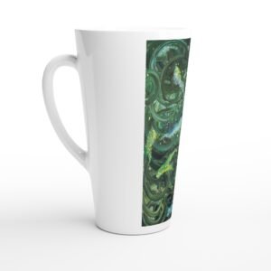 Underwater Love White Latte 17oz Ceramic Mug